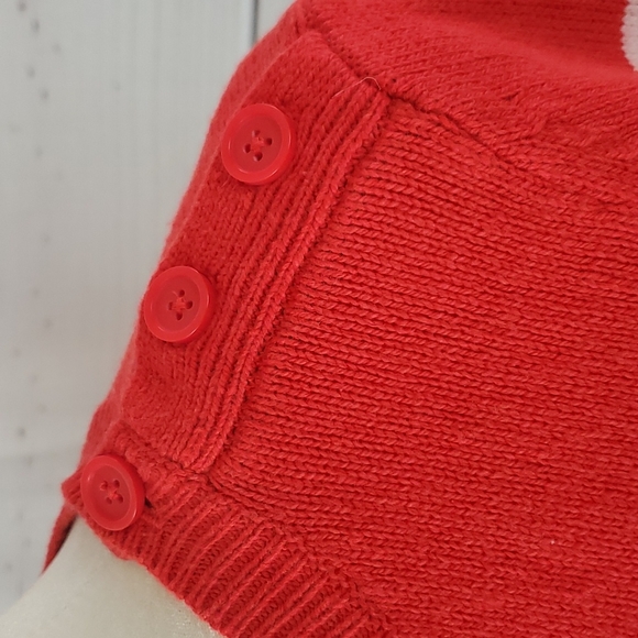 1901• M sweater Ski Weekend crewneck long sleeve shoulder button detail … - Picture 5 of 10
